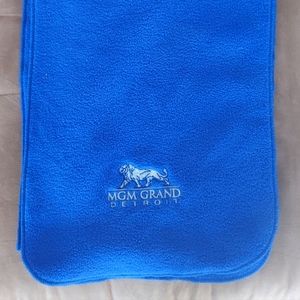 MGM Grand Detroit Lion Blue Scarf
